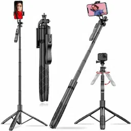 EVAAENTERPRISES L16 Portable Bluetooth Selfie Stick with Remote Control Bluetooth Selfie Stick-image-21