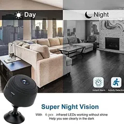 OneXsale Hidden Indoor Wifi Live View Alert Night Vision SD Card Support mini Cam Security Camera image 2