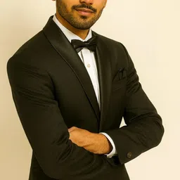 arf Men Self Design Tuxedo Style Casual, Formal, Party, Wedding, Festive & Wedding, Sports Blazer image 3
