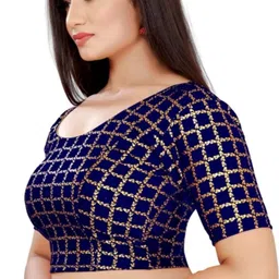 priyanka traders Round Neck Women Blouse image 1