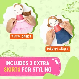 pepplay Make Your Eco-Doll DIY Gaaia with Reusable Packaging 36 Page Storybook 6+Years image 5