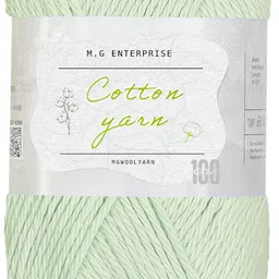 knit king Cotton Delight mint green 100 gms 100% Cotton Ball Hand knitting Cotton Yarn-picture-12