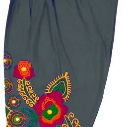 indiacarvan Cotton Embroidered, Embellished Patiala image 3