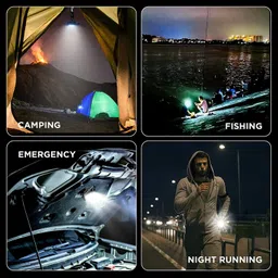 da novira Mini Flashlight 3 Light Modes Portable Pocket Light for Camping, Hiking LED Front Light image 5