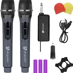 UM1194-2 Dual Dynamic Wireless Microphone & Receiver Set ( UHF Band) Microphone-image-0
