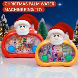 tera13 Santa Claus Fun Water Game, Push Button Handheld Toy Christmas Return Gift Kids image 3