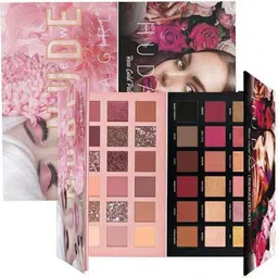 18 Colors Nude Beauty EyeShadow PalettE 18 g 10 g (MULTICOLOUR)-image-58