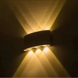 havvls LED Waterproof 8W Up-down "U" Shape IP65 Light with Metallic Body Wall Lights Lamp Shade image 3