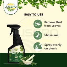 jusgro Neem Fertilizer For Plants | Protects and promotes growth Fertilizer, Manure, Potting Mixture, Soil image 3