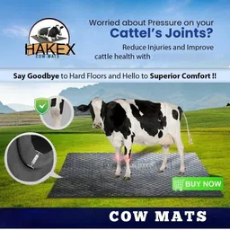 hakex COW MAT-Waterproof Rubber(Mat 8*5 Feet)BPA Free For Horse-AC Cow, Dog, Hamster, Guinea Pig, Miniature Pig Pet Mat-picture-22