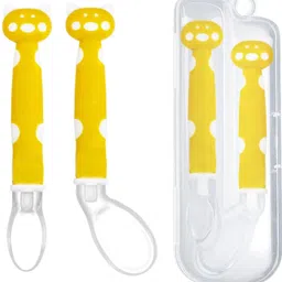 funblast Cartoon Shape Spoon Set for Baby Feeding - 2 Pcs - Silicone, Plastic-picture-24