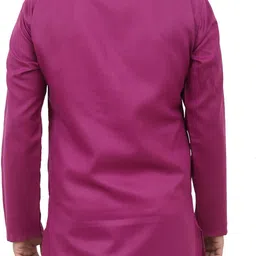 tibra collection Men Solid Cotton Blend Straight Kurta image 2