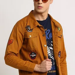 voxati Men Solid Denim Jacket-picture-18