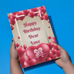 aanyacentric 9.5x13inch Husband Wife Lover Boyfriend Girlfriend Birthday Printed Greeting Card-picture-45