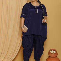 letsdressup Solid Pure Crepe Women Harem Pants-picture-13