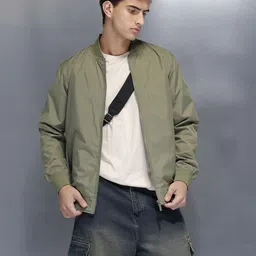 wrogn Men Solid Casual Jacket image 1