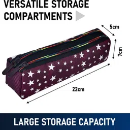 homestic By Kuber Industries Girls Maroon Pouch image 3