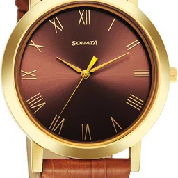sonata Analog Watch - For Men 77108YL02 image 2