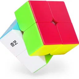 hawkister QiYi Qidi S2 2x2 Stickerless Magic Cube Mofangge Mascot 2x2x2 Speed Cube image 4