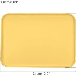 takositio Serving Trays Stackable Serving Platter Rectangle Food Tray Set Dinner Tray Tray image 2