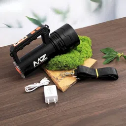 mz M294 500W Rechargeable LED Search Light, 12000mAh, 5 Modes, Type-C, Black Torch-picture-23