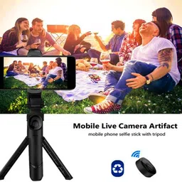 Planetoid Top sale 2 in 1 Wireless Bluetooth Foldable XT-02 Mini Tripod Extendable Monopod, Tripod, Tripod Bracket, Tripod Kit image 4