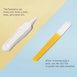 kidzplay nail cutter manicure kit,pocket size Nail care set, baby grooming set for newborn image 3