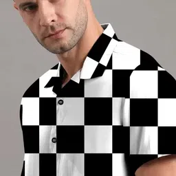 mumin Men Shirt & Pyjama set Black, White Printed image 4