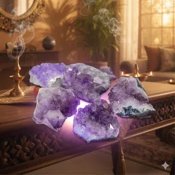 cfc Premium Quality Amethyst Rough Geode Cluster for Vastu & Healing Regular Asymmetrical Rock, Crystal Stone-picture-25