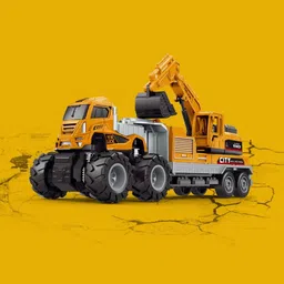 rutshra Construction Bulldozer 2 in 1 JCBAM36 image 3
