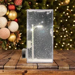 diyasale Street Light Snow Globe, Handmade DIY Snow Scenery Night Light Night Lamp-picture-21