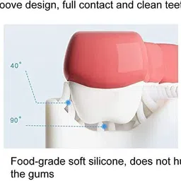 jyotcreation Silicone Tooth Brush Kids,Head 360 Degree Cleaning U Shaped Toothbrush for kids Soft Toothbrush image 3
