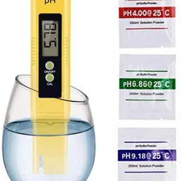 filox TDS Meter for Water Testing High Accuracy with 0.00-14.00ph ph Tester Temperature and Water Quality Test Digital TDS Meter image 1