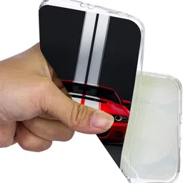 zaplab Back Cover for REDMI Note 13 Pro+ 5G, MZB0GK7IN red colour cool Supercar back cover image 2