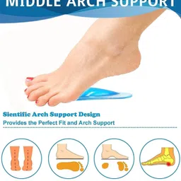 Ezyfit Kids Insole Orthotic Arch Support Silicone, Gel Arch Orthotic, Sports Shoe Insole image 4