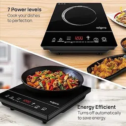 wipro 2000 W Induction Cooktop Touch Panel image 4