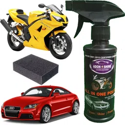 adon shine Liquid Car Polish for Dashboard, Chrome Accent, Leather, Tyres, Metal Parts, Exterior, Bumper, Headlight-picture-28