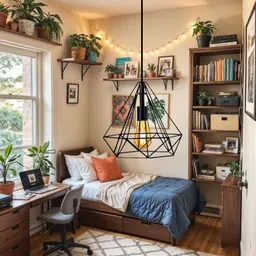 gauvik Unique Diamond Shape Pendant Lamp Ceiling Lamp image 3