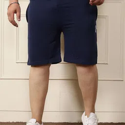 bigbanana Self Design Men Dark Blue Casual Shorts-picture-20
