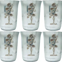 ARTHA Laser Printed Glass Jug Glass Set image 2