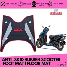 enemyt DI2 Washable Floor Mat/Foot Mat for HONDA DIO BS-6 Honda Dio Two Wheeler Mat-picture-10