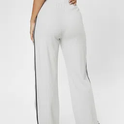 dockstreet Women Solid White Track Pants-picture-19
