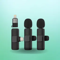 guggu K9 Dual Wireless Mic WithCollar Microphone for YouTube &Live Voice RecordingF381 Microphone-picture-35