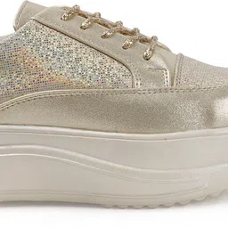 vendoz GLITTERY PARTY WEDDING AND CASUAL WEAR HIGH HEEL Sneakers For Women image 3