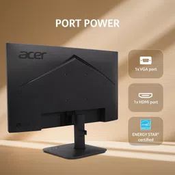 Acer 68.58 cm (27 inch) Full HD LED Backlit IPS Panel Monitor (KA270 P6) image 3
