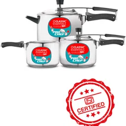 classic essentials Prochef ISI Certified Inner Lid 2 L, 3 L, 5 L Induction Bottom Pressure Cooker-picture-11