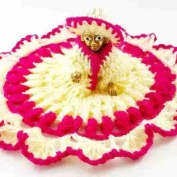 gofii laddu gopal dress for winter size 0 number(woolen dress), Multicolor & Design Dress image 3