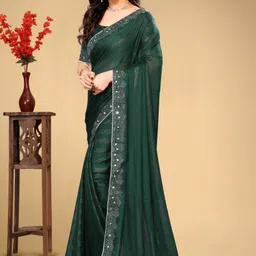 veeraiva Embellished Bollywood Chiffon Saree image 5