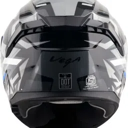 vega Zap Volt D/V Full Face Large Motorbike Helmet image 3