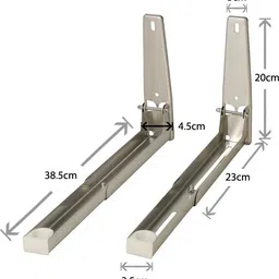 btl BMFB-1 Adjustable Length 23 to 38 CM for Microwave Oven Shelf Bracket image 3